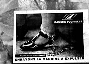 Affiche de Boycottez et harcelez Air-france (BHAF) rééditée en 1998